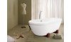 centered freestanding bathtub